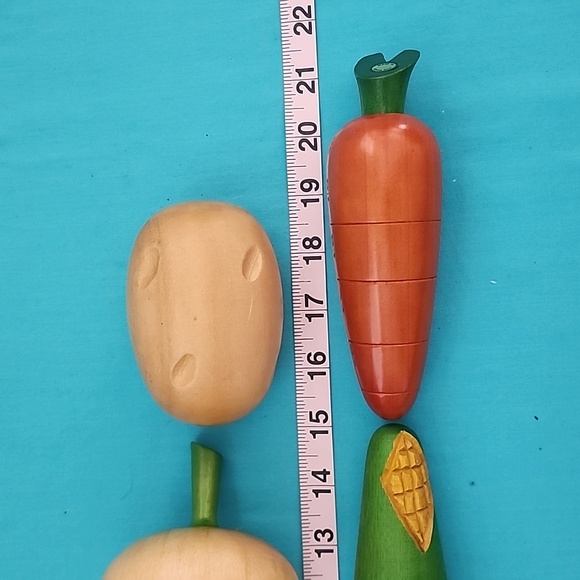 Vintage Wooden Fruit & Vegetable Art Decoration Home Decor - Picture 16 of 16